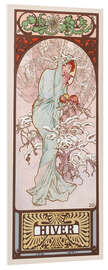 Foam board print The Four Seasons - Winter (Hiver)