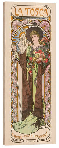 Hout print La Tosca, 1899