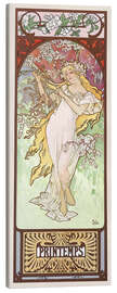 Lærredsbillede  The Four Seasons - Spring (Printemps) - Alfons Mucha