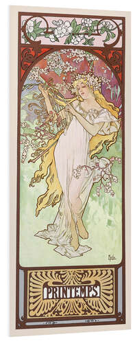 Foam board print The Four Seasons - Spring (Printemps)