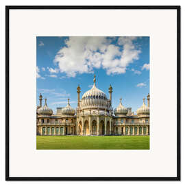 Impressão artística com moldura Pavilhão Real em Brighton, Inglaterra