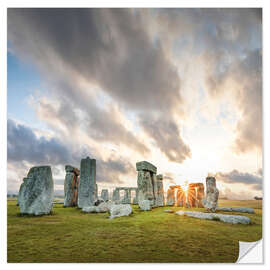 Sticker mural Stonehenge, Angleterre