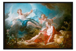 Gerahmter Kunstdruck Diana und Endymion