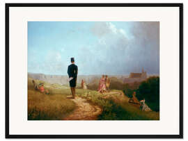 Gerahmter Kunstdruck Der Hagestolz