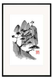 Gerahmter Kunstdruck Klippe II