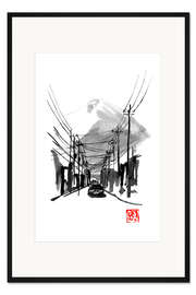 Gerahmter Kunstdruck Fujiyoshida I