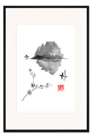 Gerahmter Kunstdruck Fischer