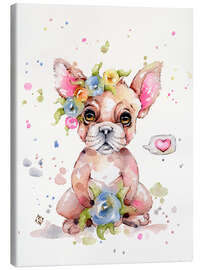 Canvas print Sweet Frenchie Bulldog