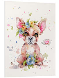 Foam board print Sweet Frenchie Bulldog