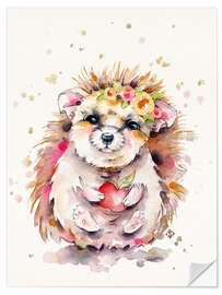 Wall sticker Sweet Hedgehog