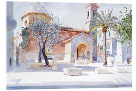 Acrylic print Provencal church