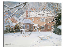 Gallery print Farmhouse in the snow