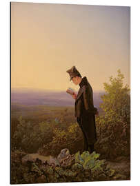 Magnettafel Das Brevier lesen, der Abend