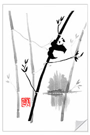 Wall sticker Panda on the bamboo tree