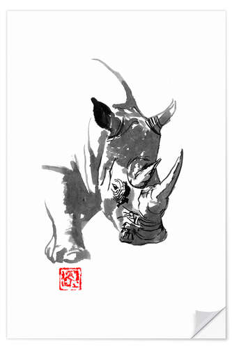 Wall sticker Rhino