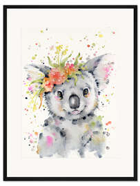 Gerahmter Kunstdruck Kleiner Koala