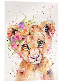 Acrylic print  Little Lioness - Sillier Than Sally