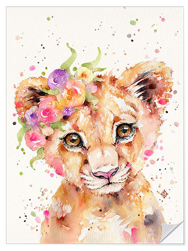 Wall sticker Little Lioness