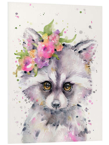 Foam board print Little Raccoon