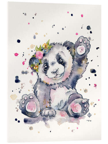 Acrylglasbild Süßer Panda