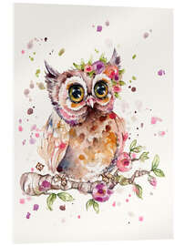 Acrylic print  Sweet Owl - Sillier Than Sally