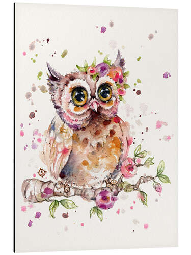 Aluminium print Sweet Owl