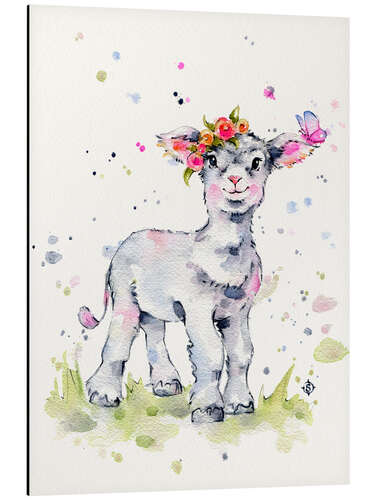 Aluminium print Sweet Lamb