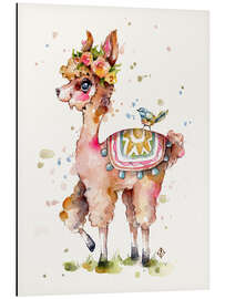 Magnettafel Süßes Lama