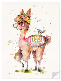 Wall sticker Sweet Llama