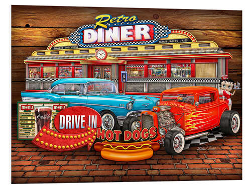 Stampa su PVC Retro diner