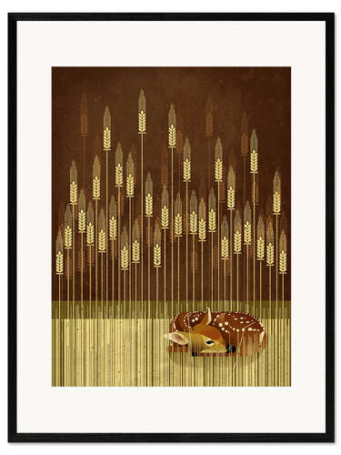Framed art print Fawn