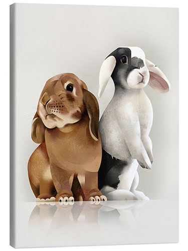 Canvas print Bunny Love