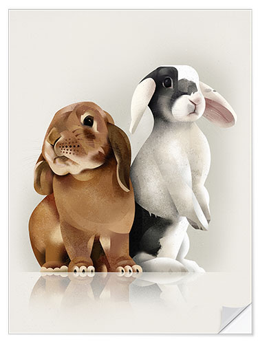 Wall sticker Bunny Love