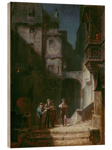 Tableau en bois Sérénade