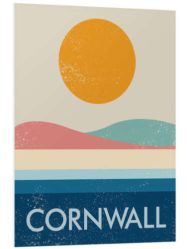 Foam board print Cornwall, England