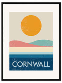 Gerahmter Kunstdruck Cornwall, England