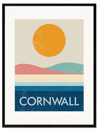 Innrammet kunsttrykk Cornwall, England