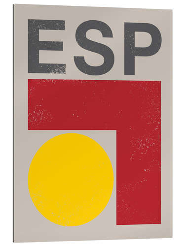 Gallery print Spain retro flag