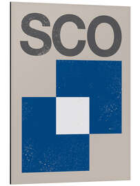 Magnettafel Schottland Retroflagge