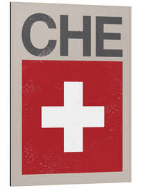 Magnettafel Schweiz Retroflagge