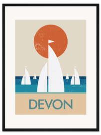 Gerahmter Kunstdruck Devon, England
