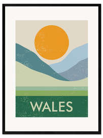 Framed art print Wales, UK