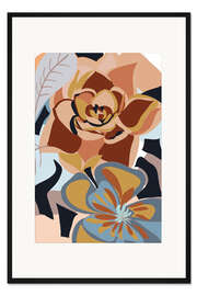 Gerahmter Kunstdruck Sommerblumen