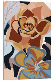 Magnettafel Sommerblumen