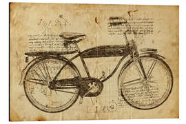Magnettafel Retro Fahrrad