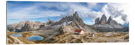 Gallery print Dolomites with a view of the Three Peaks