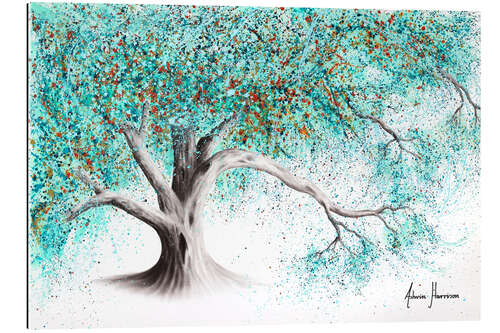 Gallery print Turquoise Blush Tree