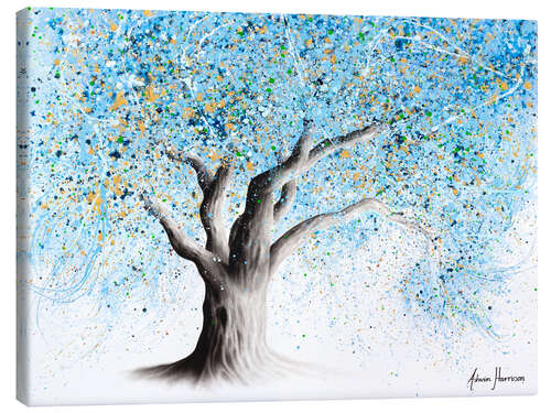 Canvas print Tree in the morning