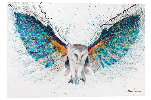 Foam board print Opulent Night Owl