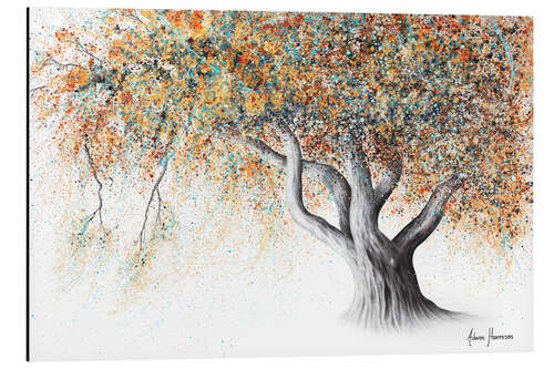 Aluminium print Rusty Autumn Tree